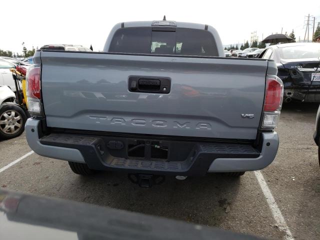 3TMCZ5AN3MM408750 - 2021 TOYOTA TACOMA DOUBLE CAB GRAY photo 6