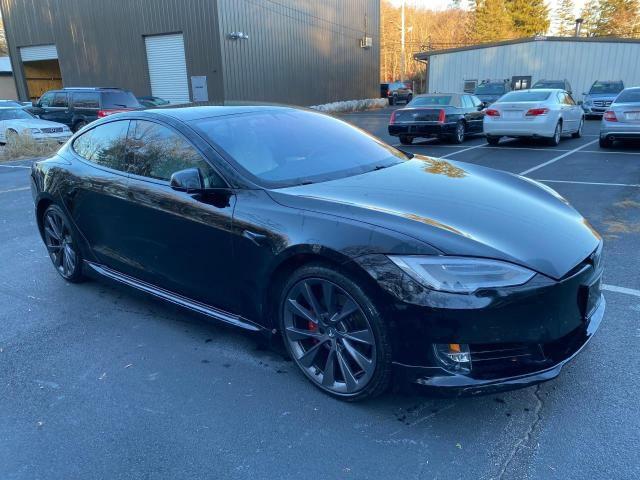 5YJSA1E41KF337840 - 2019 TESLA MODEL S შავი ფოტო 1