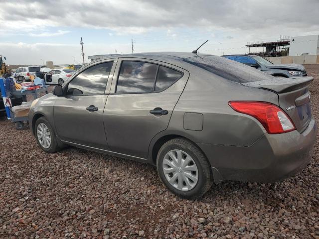 3N1CN7AP2EL839955 - 2014 NISSAN VERSA S GRAY photo 2