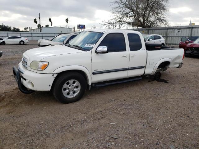 5TBRT34195S460158 - 2005 TOYOTA TUNDRA ACCESS CAB SR5 WHITE photo 1