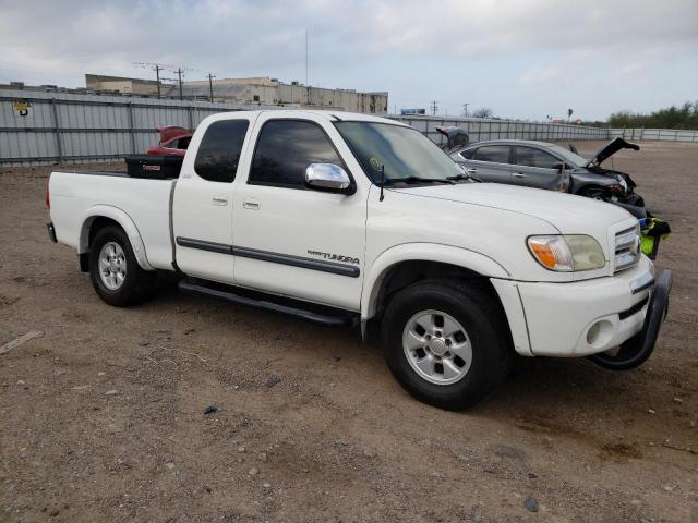 5TBRT34195S460158 - 2005 TOYOTA TUNDRA ACCESS CAB SR5 WHITE photo 4