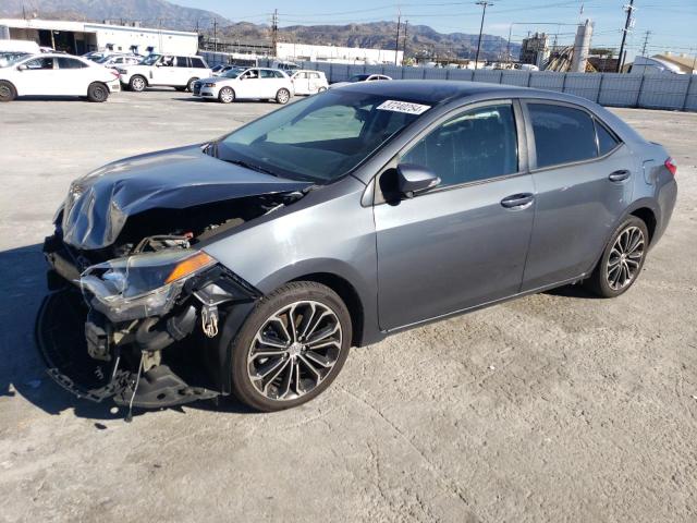 5YFBURHE3GP567823 - 2016 TOYOTA COROLLA L GRAY photo 1