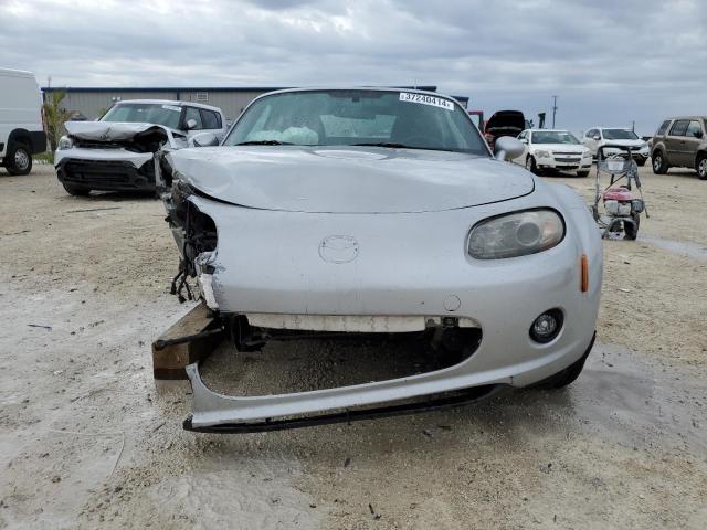 JM1NC25F680146758 - 2008 MAZDA MX-5 MIATA SILVER photo 5