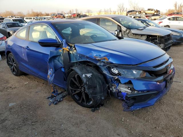 2HGFC4B84KH308395 - 2019 HONDA CIVIC SPORT 蓝色 照片 4