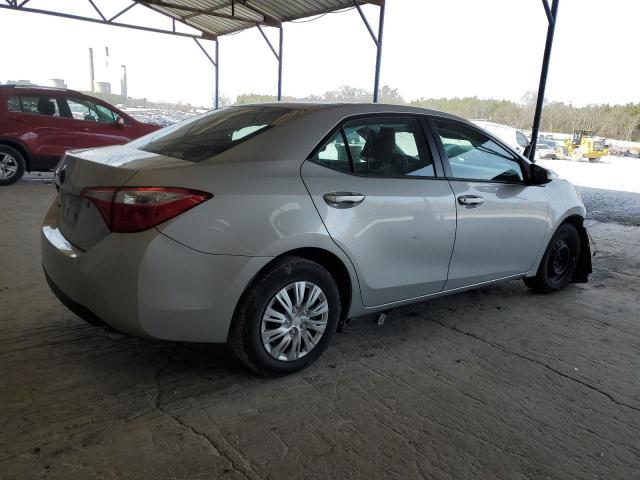 2T1BURHE8EC213907 - 2014 TOYOTA COROLLA L SILVER photo 3