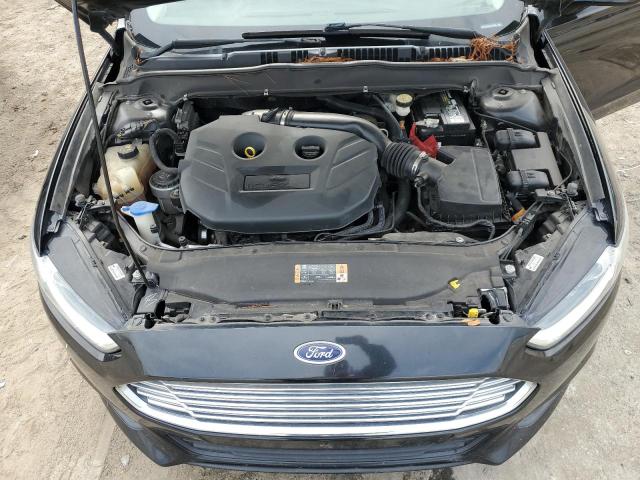 3FA6P0H96ER224606 - 2014 FORD FUSION SE BLACK photo 11