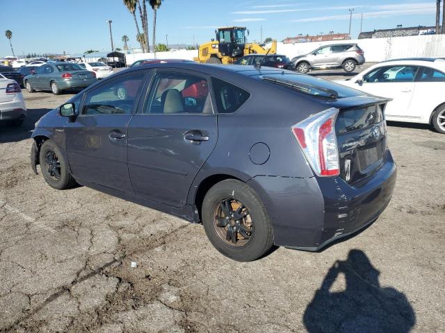 JTDKN3DU3F0483730 - 2015 TOYOTA PRIUS GRAY photo 2