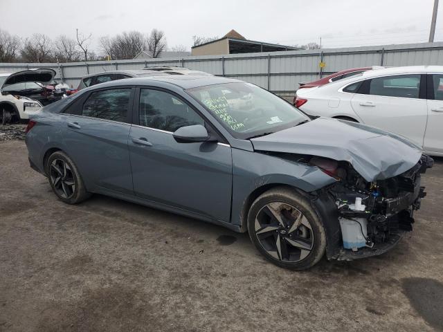 KMHLN4AJ8PU036241 - 2023 HYUNDAI ELANTRA LIMITED GRAY photo 4