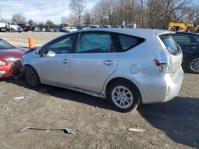 JTDZN3EU7EJ010788 - 2014 TOYOTA PRIUS V SILVER photo 2