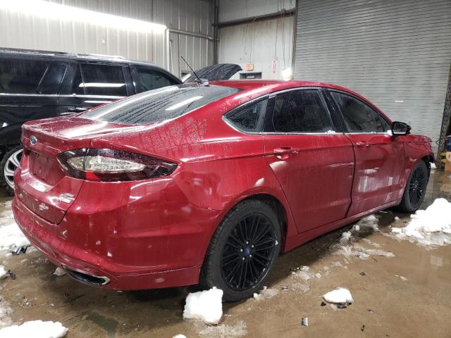 3FA6P0H93FR220501 - 2015 FORD FUSION SE MAROON photo 3