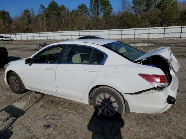 1HGCP26399A096158 - 2009 HONDA ACCORD LX WHITE photo 2