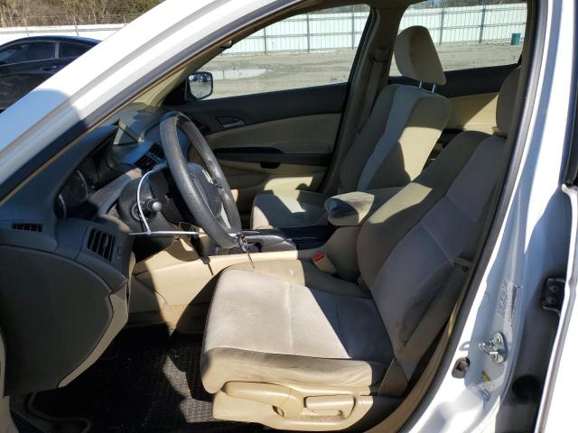 1HGCP26399A096158 - 2009 HONDA ACCORD LX WHITE photo 7