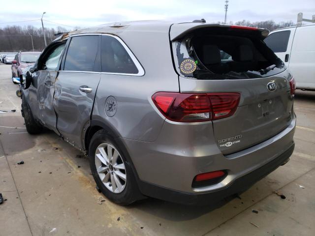 5XYPG4A39KG556427 - 2019 KIA SORENTO L GRAY photo 2