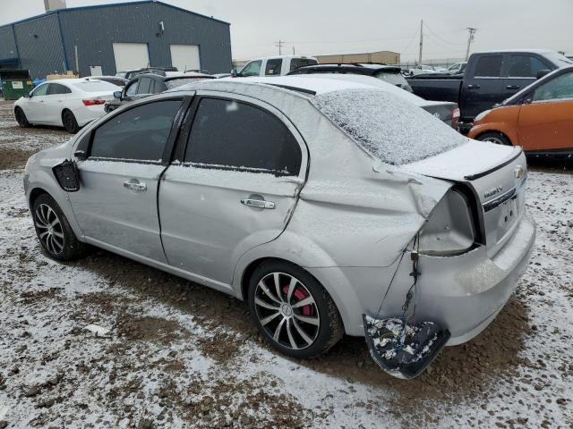 KL1TD56627B056201 - 2007 CHEVROLET AVEO BASE SILVER photo 2