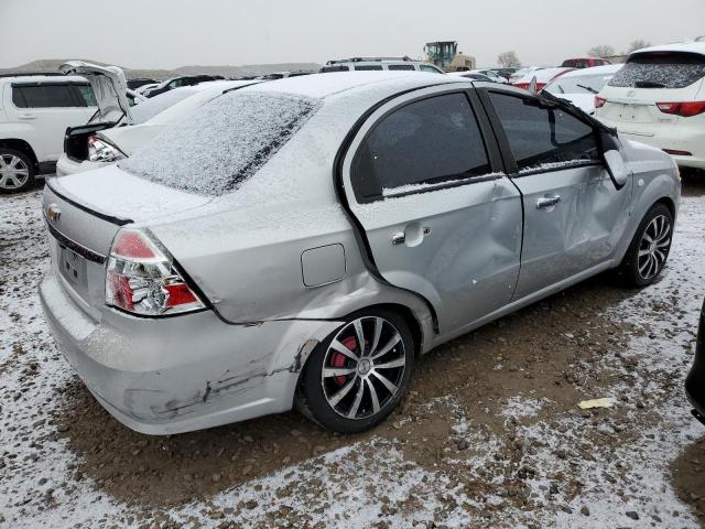 KL1TD56627B056201 - 2007 CHEVROLET AVEO BASE SILVER photo 3