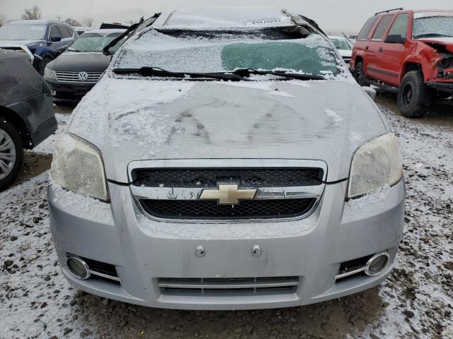 KL1TD56627B056201 - 2007 CHEVROLET AVEO BASE SILVER photo 5