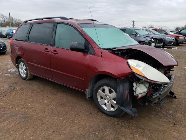 5TDZK23CX8S181944 - 2008 TOYOTA SIENNA CE RED photo 4