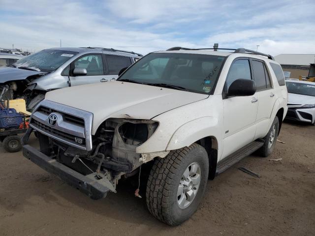 JTEZT14R578011046 - 2007 TOYOTA 4RUNNER SR5 WHITE photo 1