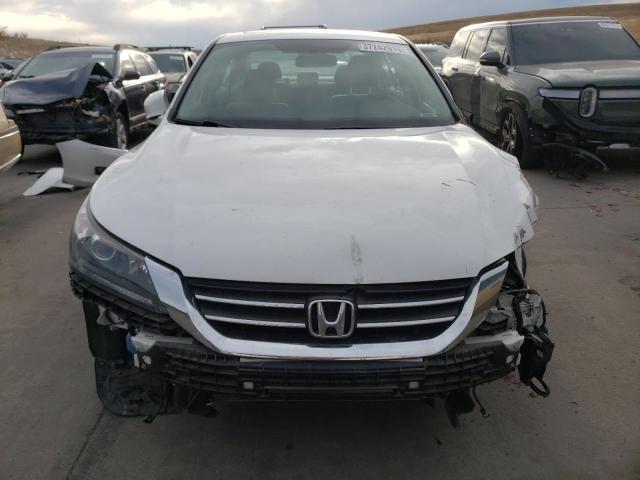 1HGCR2F77EA162066 - 2014 HONDA ACCORD EX WHITE photo 5