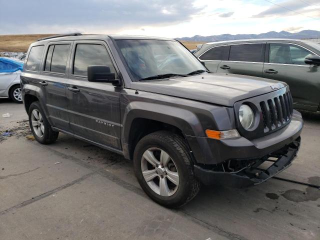 1C4NJRFB8GD691247 - 2016 JEEP PATRIOT LATITUDE GRAY photo 4