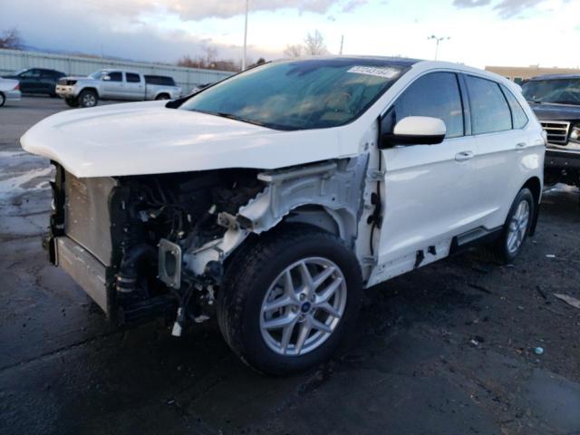 2FMPK4J95MBA59378 - 2021 FORD EDGE SEL WHITE photo 1