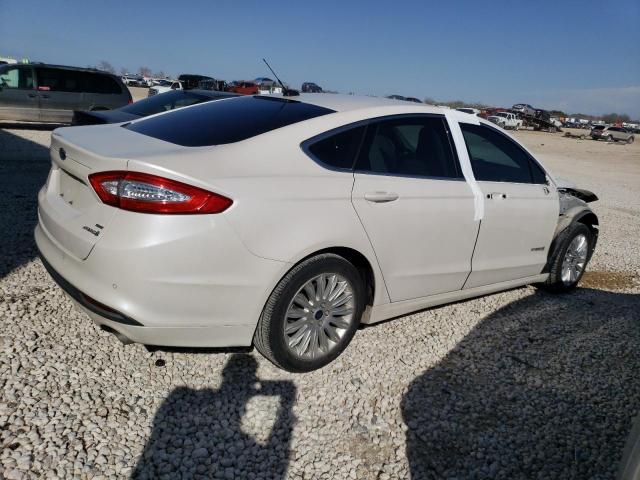 3FA6P0LU6DR303333 - 2013 FORD FUSION SE HYBRID WHITE photo 3