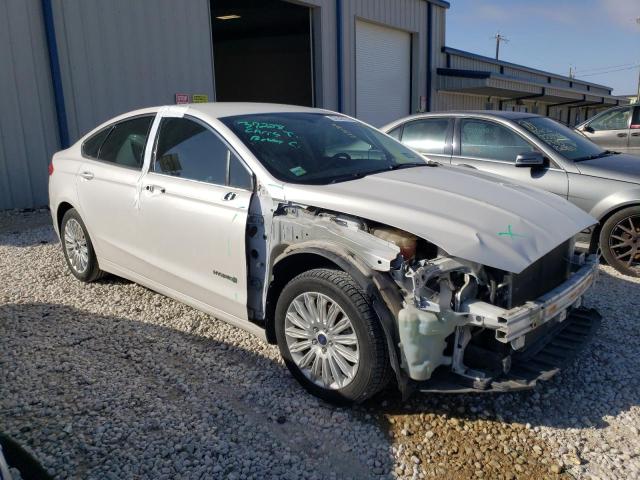 3FA6P0LU6DR303333 - 2013 FORD FUSION SE HYBRID WHITE photo 4