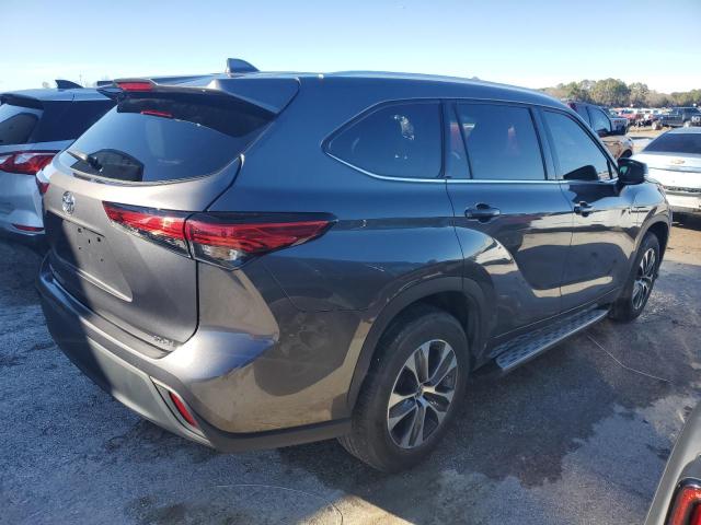 5TDGZRAHXMS529035 - 2021 TOYOTA HIGHLANDER XLE GRAY photo 3