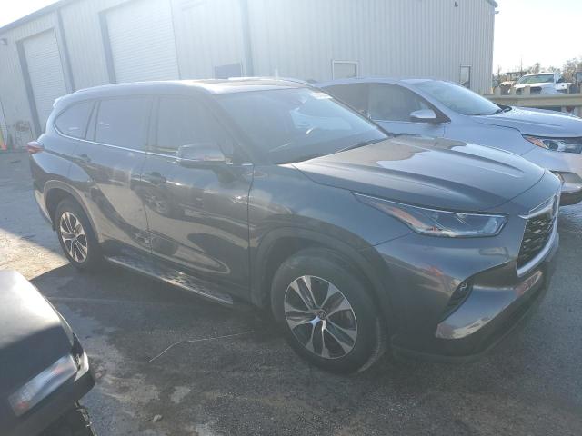 5TDGZRAHXMS529035 - 2021 TOYOTA HIGHLANDER XLE GRAY photo 4