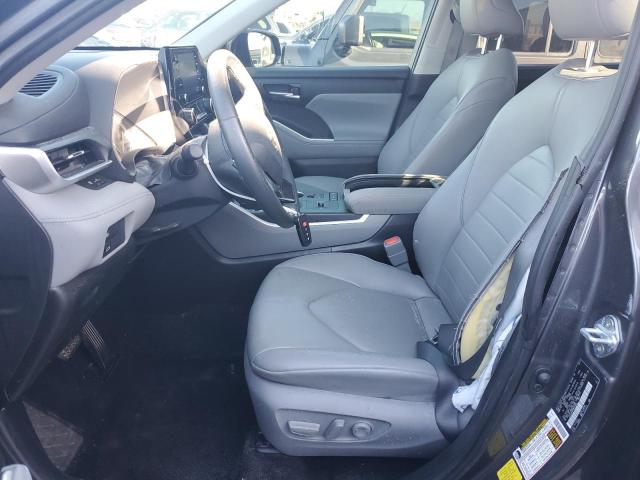 5TDGZRAHXMS529035 - 2021 TOYOTA HIGHLANDER XLE GRAY photo 7