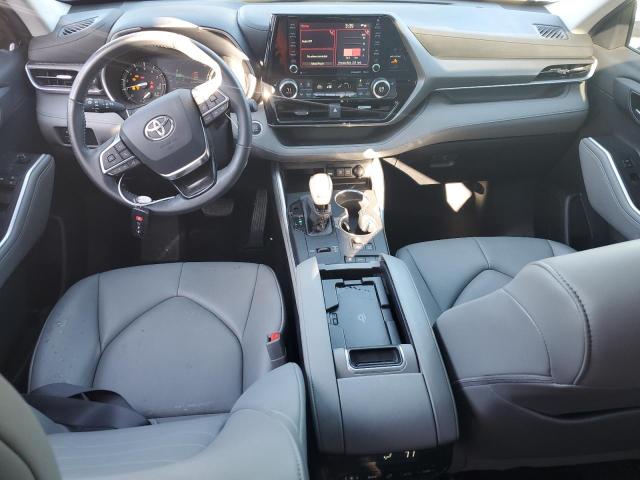 5TDGZRAHXMS529035 - 2021 TOYOTA HIGHLANDER XLE GRAY photo 8
