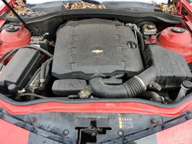 2G1FB1E32F9300224 - 2015 CHEVROLET CAMARO LS RED photo 11