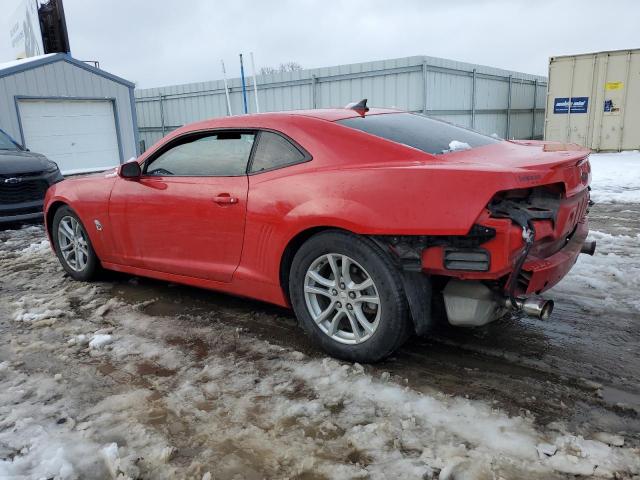 2G1FB1E32F9300224 - 2015 CHEVROLET CAMARO LS RED photo 2