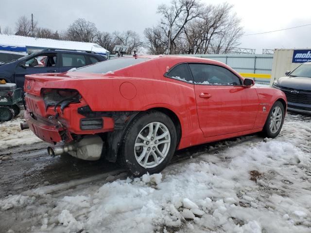 2G1FB1E32F9300224 - 2015 CHEVROLET CAMARO LS RED photo 3