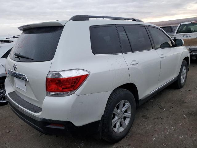 5TDZK3EH0CS077759 - 2012 TOYOTA HIGHLANDER BASE WHITE photo 3