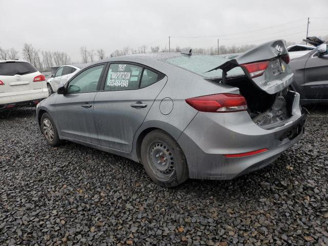 KMHD74LF1HU422671 - 2017 HYUNDAI ELANTRA SE GRAY photo 2