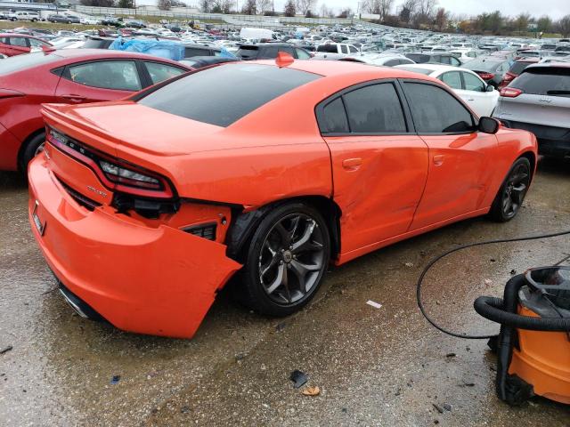 2C3CDXHG0HH643424 - 2017 DODGE CHARGER SXT ORANGE photo 3