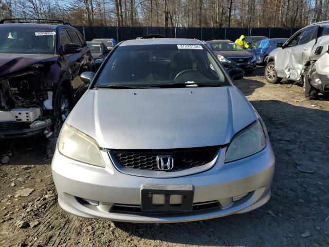 1HGEM22534L022143 - 2004 HONDA CIVIC LX SILVER photo 5