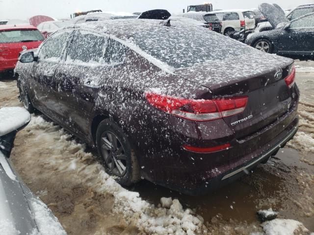 5XXGT4L36LG386896 - 2020 KIA OPTIMA LX BURGUNDY photo 2