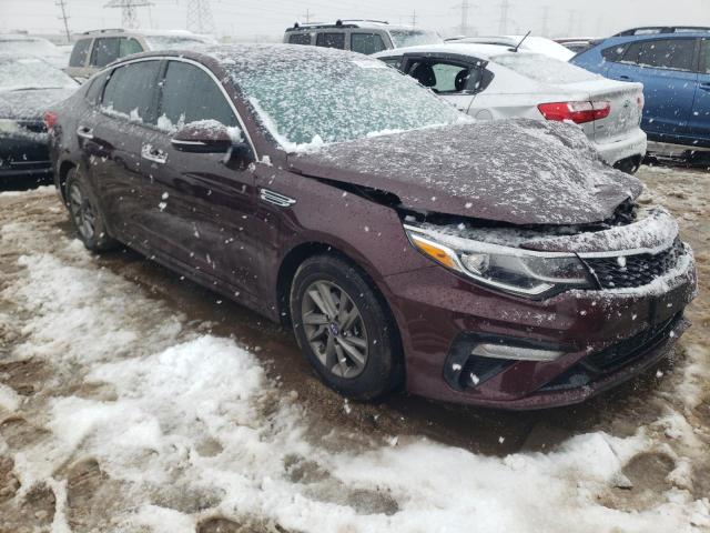 5XXGT4L36LG386896 - 2020 KIA OPTIMA LX BURGUNDY photo 4