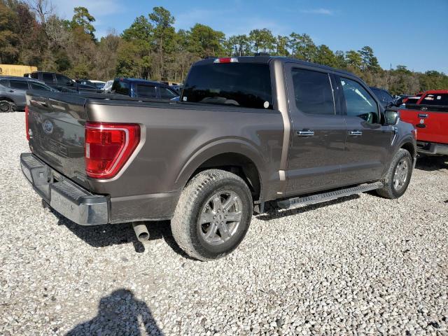 1FTEW1CP8MFD00956 - 2021 FORD F150 SUPERCREW TAN photo 3