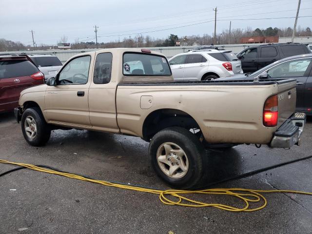 5TESN92N2YZ707832 - 2000 TOYOTA TACOMA XTRACAB PRERUNNER Qızıl foto 2