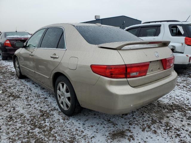 1HGCM66555A007438 - 2005 HONDA ACCORD EX BEIGE photo 2