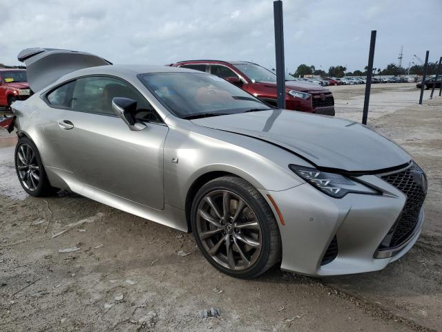 JTHHZ5BC7K5021400 - 2019 LEXUS RC 350 GRAY photo 4