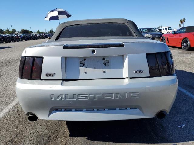 1FAFP45X22F207353 - 2002 FORD MUSTANG GT SILVER photo 6