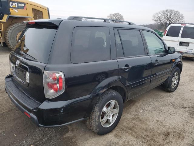 5FNYF28657B028569 - 2007 HONDA PILOT EXL BLACK photo 3