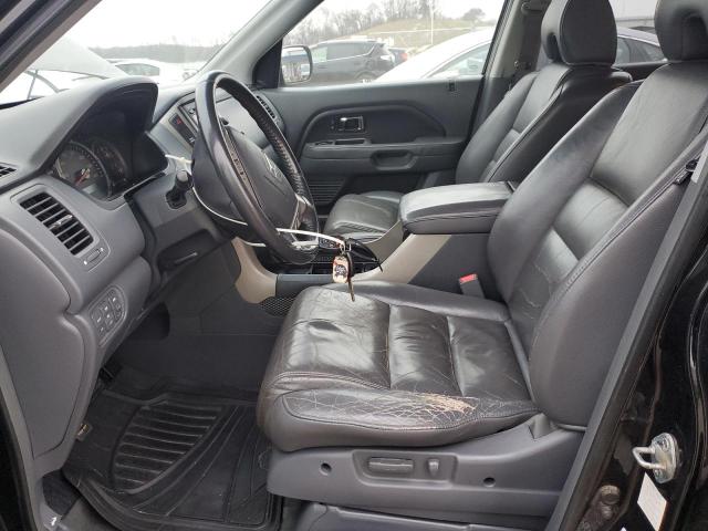 5FNYF28657B028569 - 2007 HONDA PILOT EXL BLACK photo 7