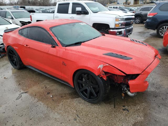 1FA6P8CF6F5362744 - 2015 FORD MUSTANG GT RED photo 4