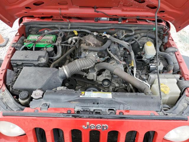 1J4BA3H1XAL198231 - 2010 JEEP WRANGLER U SPORT წითელი ფოტო 12