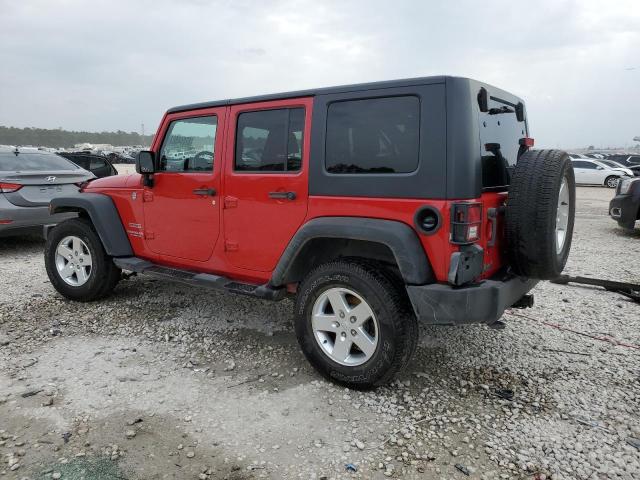 1J4BA3H1XAL198231 - 2010 JEEP WRANGLER U SPORT წითელი ფოტო 2